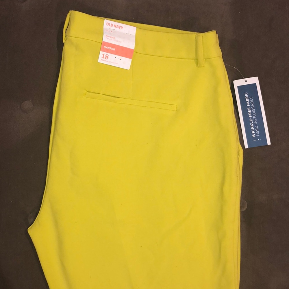 Old Navy mid-rise Harper style slacks